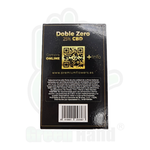 DOBLE ZERO POLEN HASH CBD 25% 10 GR.