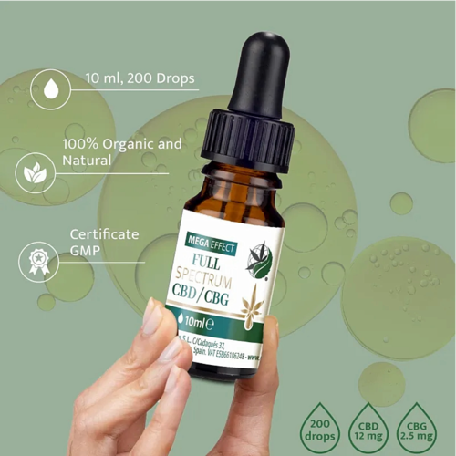 ACEITE DE CANNABIS CBD FULL SPECTRUM 25% CBD + 5% CBG PLANT OF REMEDY (10ML)