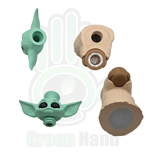 BONG DE SILICONA BABY YODA 15CM