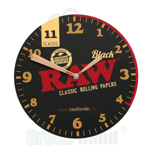 RELOJ DE PARED RAW BLACK WALL CLOCK