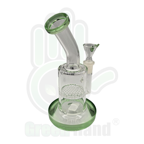 BONG MINI BUBBLER VERDE BLACK LEAF