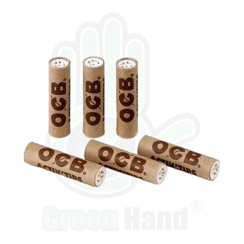 OCB FILTROS ACTIVOS SLIM SIN BLANQUEAR  7MM. (BOLSA 50 Filtros)